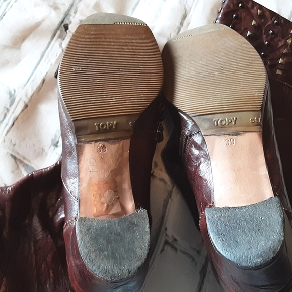 MATERIA PRIMA BY GOFFREDO FANTINI CUSTOM TALL LEATHER BOOTS - Picture 13 of 14